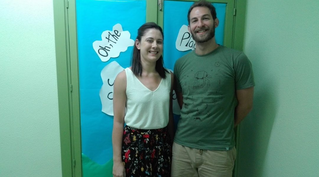 Welcome to English class, Manu and Gilly!