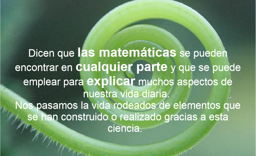 Geometría en la naturaleza