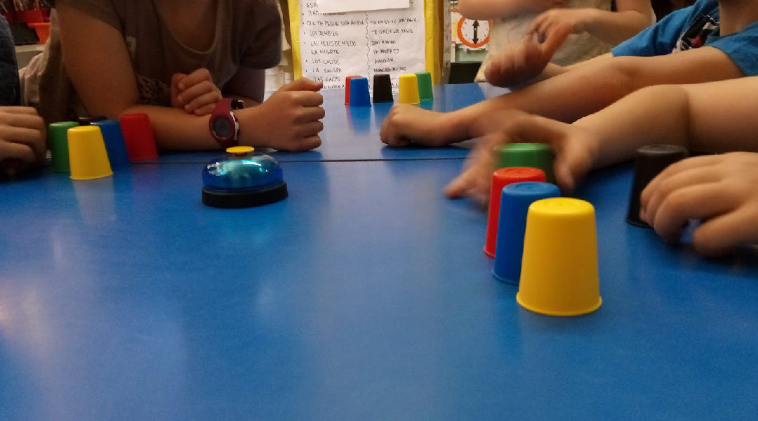 Diversión con juegos en familia