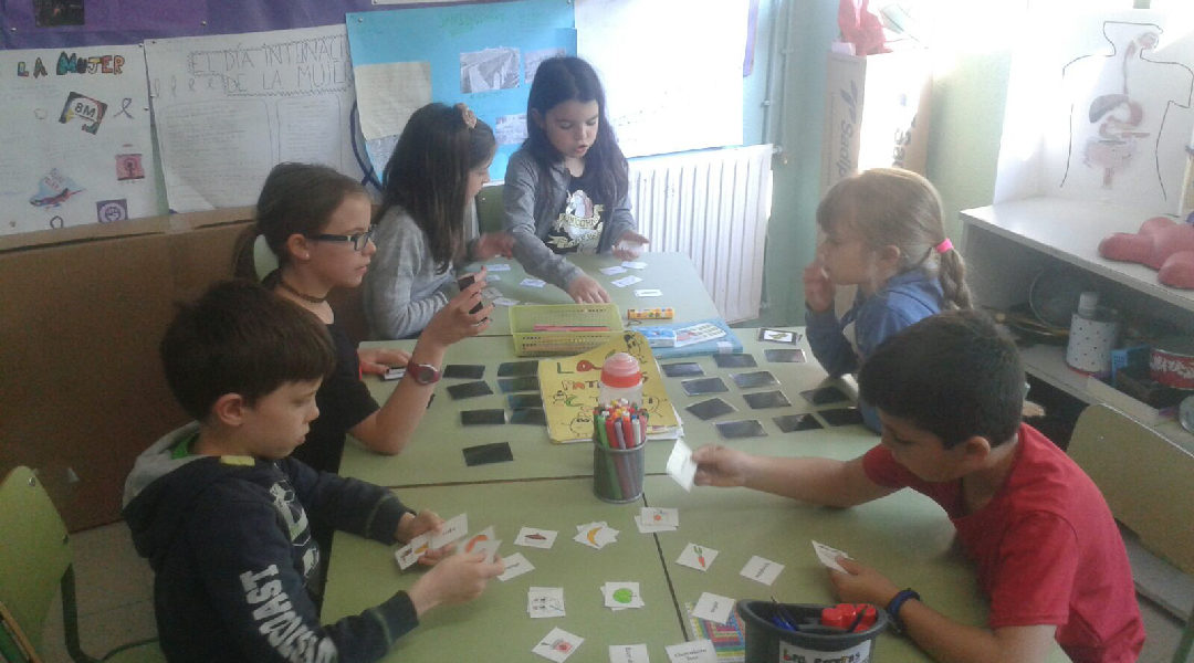 Memory game about food