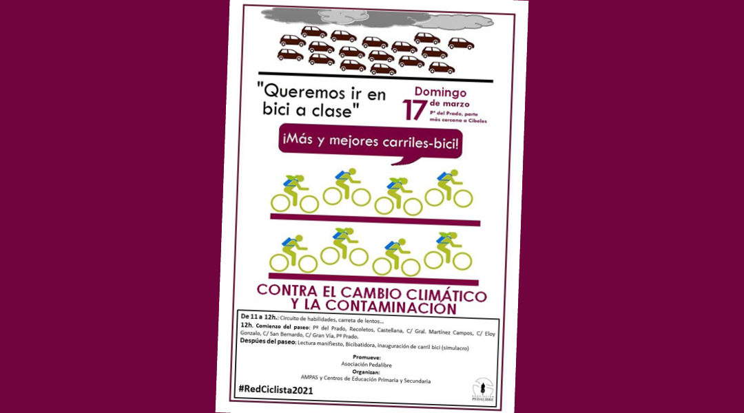 Más y mejores carriles bici ¡ya!