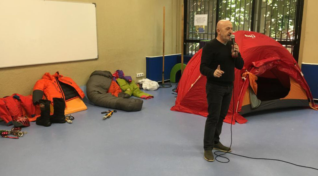Sebastián Álvaro y las clases de 3º y 4º siguen la estela de Shackleton