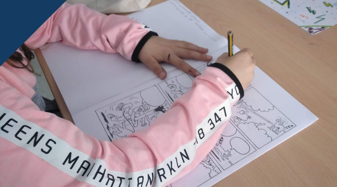 ¡El cómic nos atrapa en 3ºB!