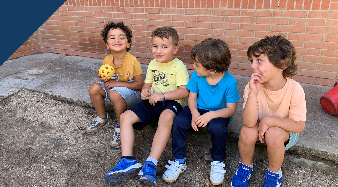 Bonitos reencuentros en el patio