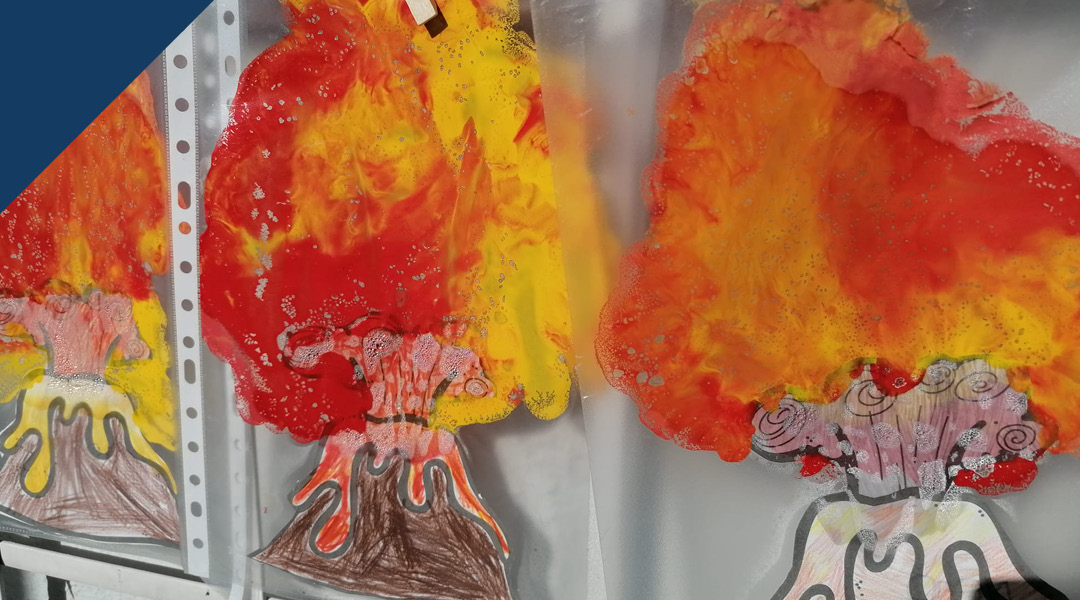Volcanes en 1º de primaria