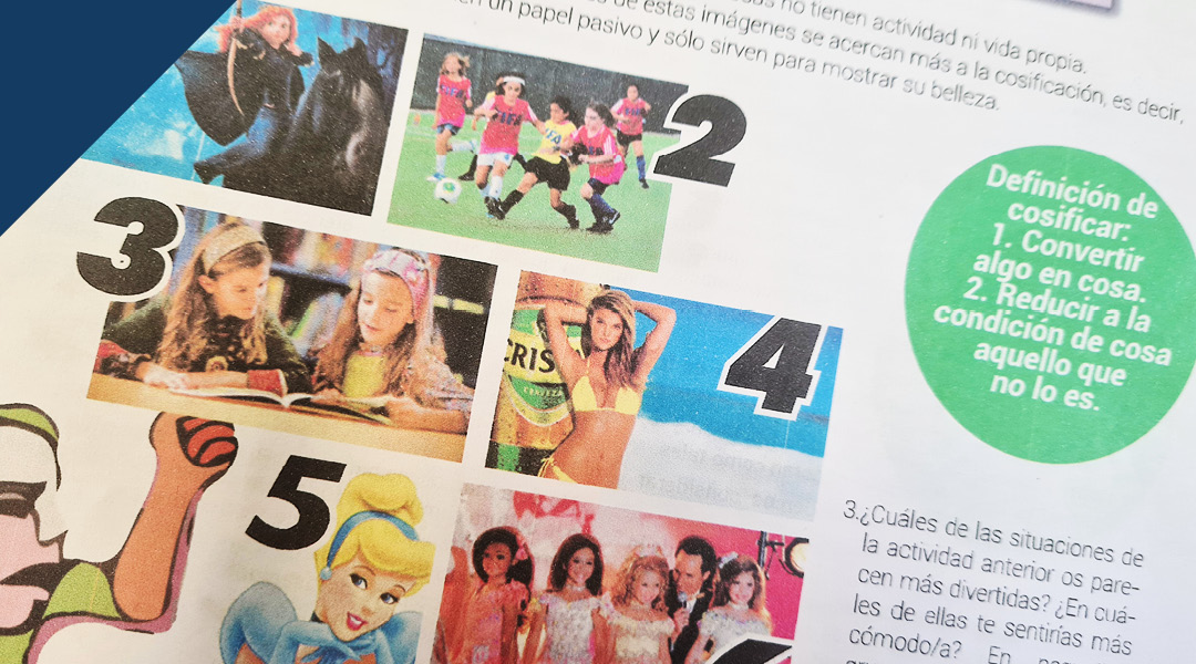 1º ESO trabaja en Valores el 25N a través de la cosificación de la mujer