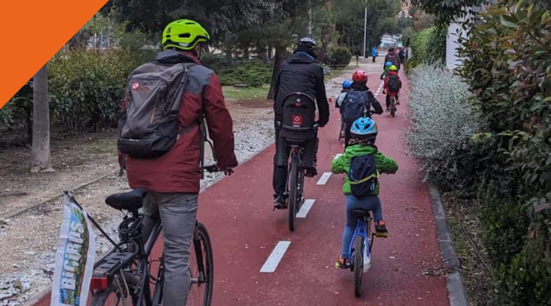 Bicibús, taller «Reparación de Pinchazos» y Escuela de Bicis de noviembre