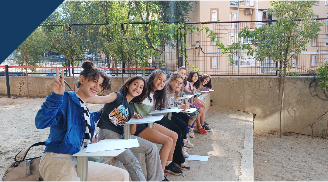 Disfrutando del otoño que llega a nuestro patio